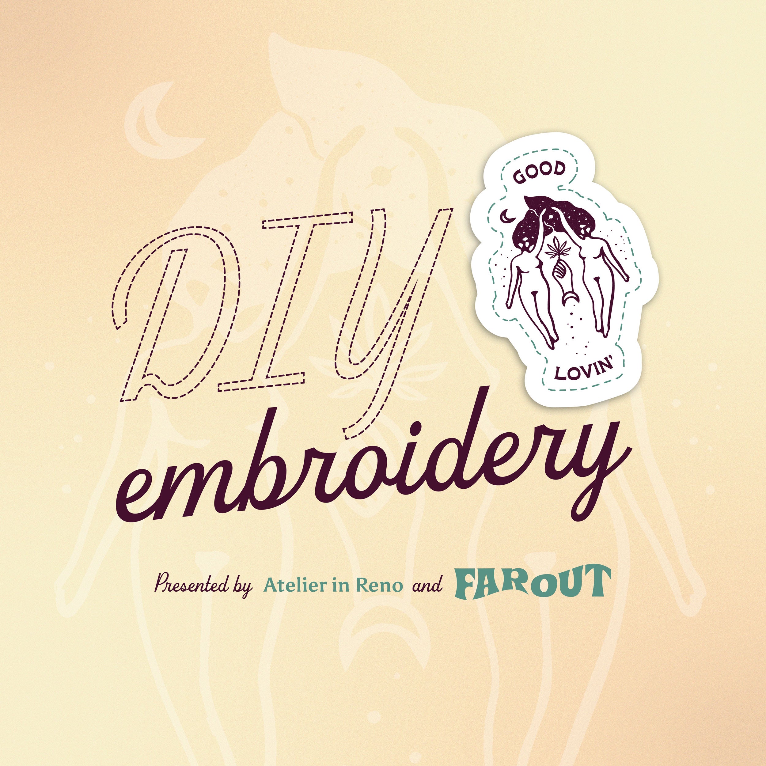 DIY Embroidery with Atelier Reno Coalition Snow