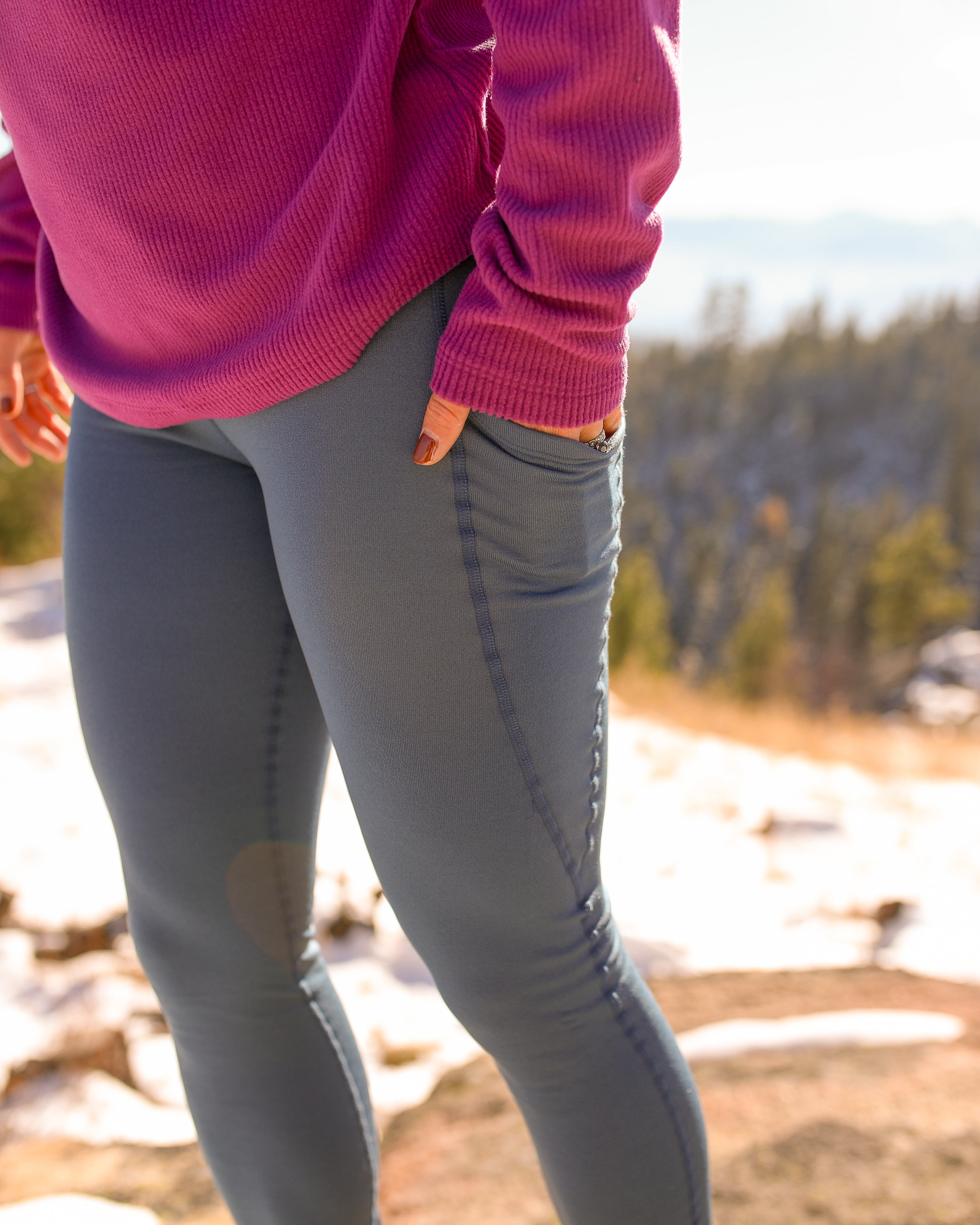 Youer | Go There Fleece Legging Solstice