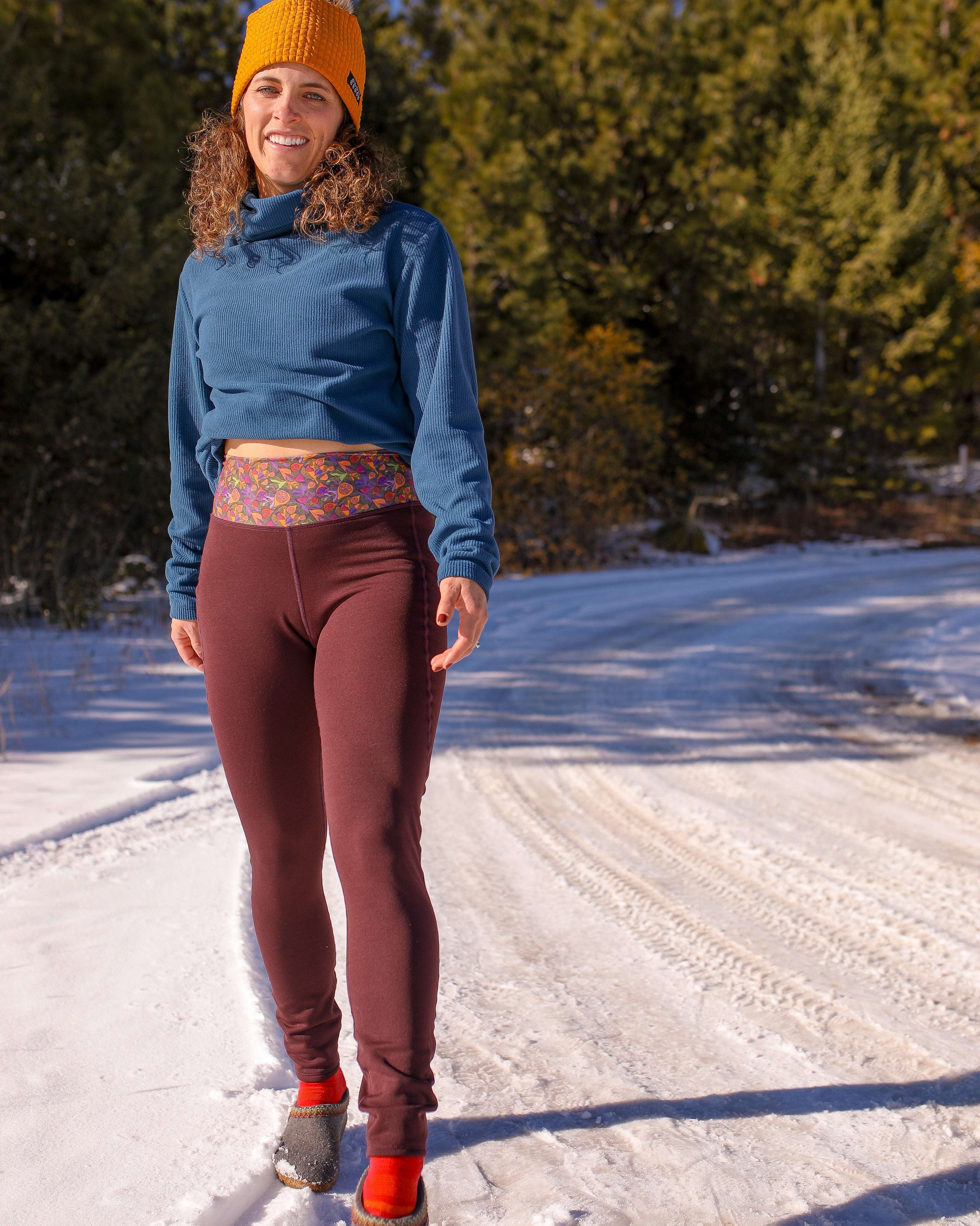 Youer | Go There Fleece Legging Nightshade