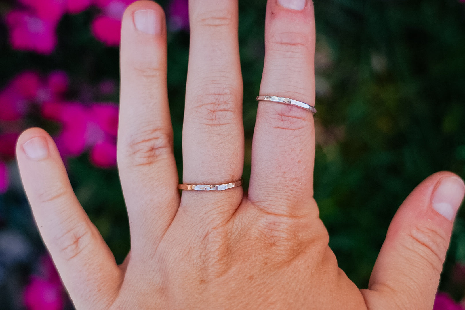 Crooked Trails Silver | Wild Hammered Stackers