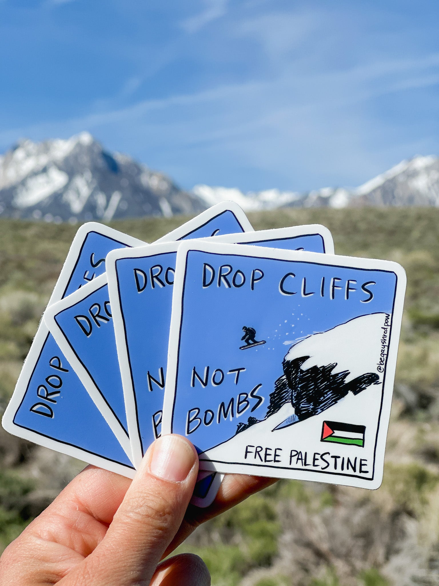 Stickers | Drop Cliffs Not Bombs