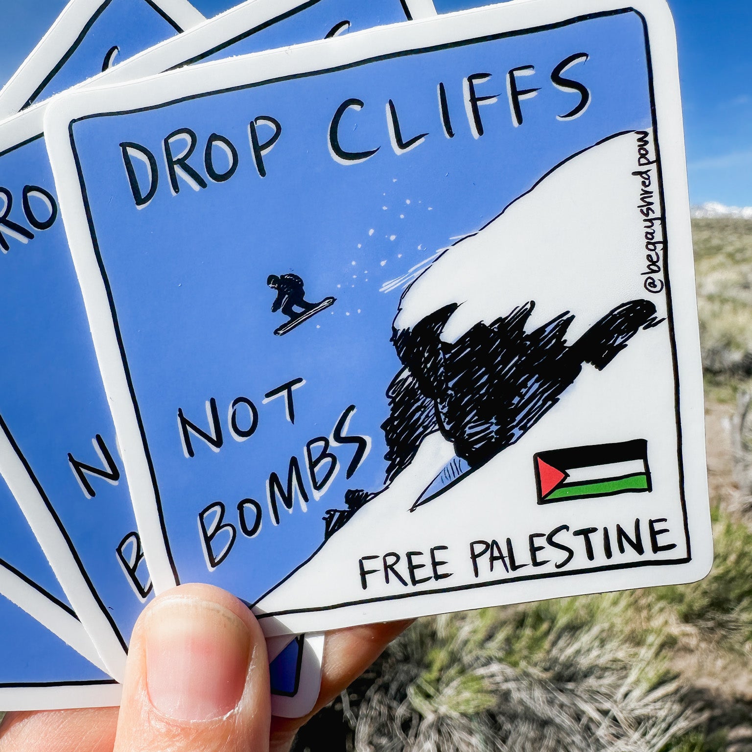 Stickers | Drop Cliffs Not Bombs