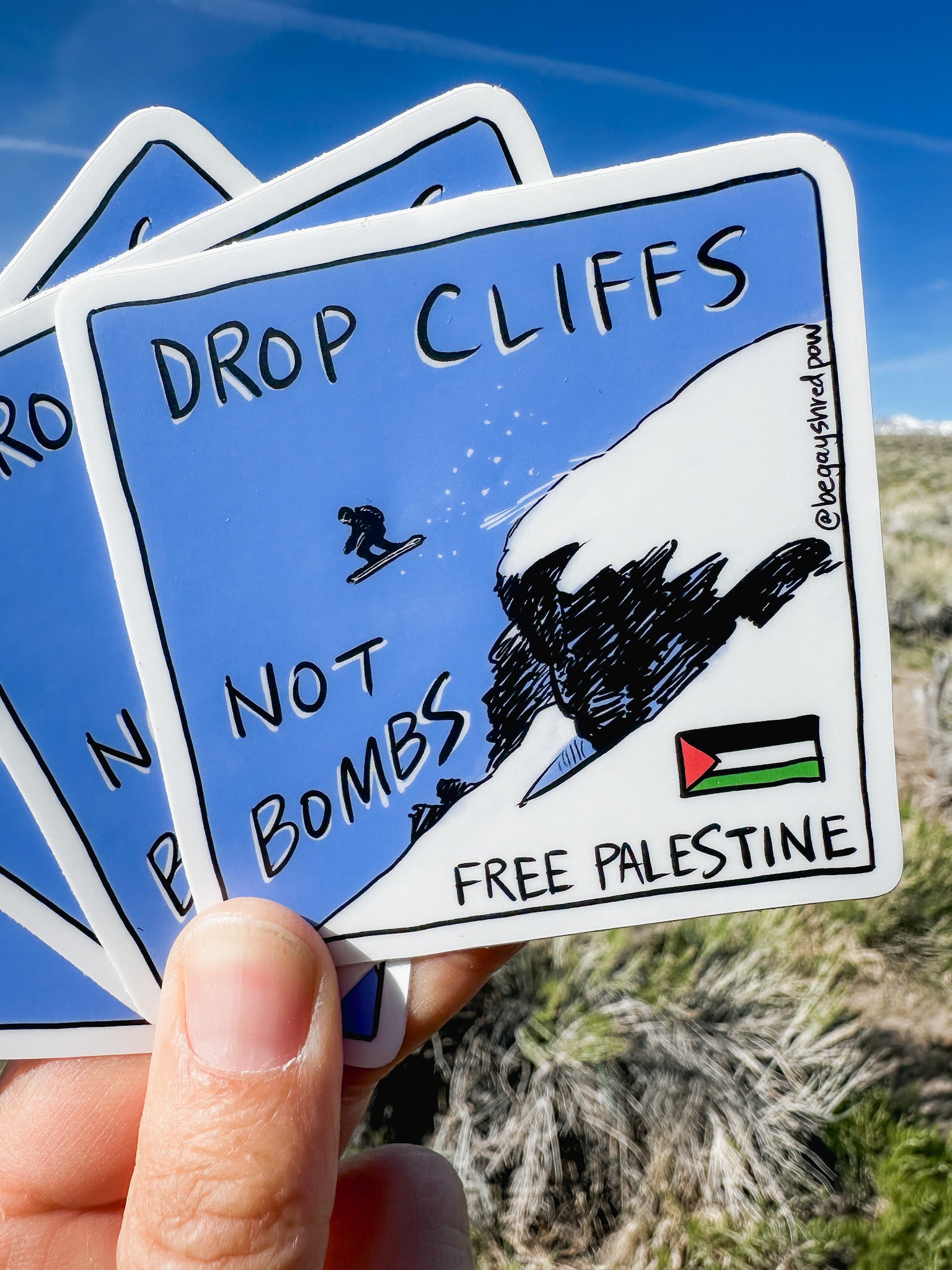 Stickers | Drop Cliffs Not Bombs