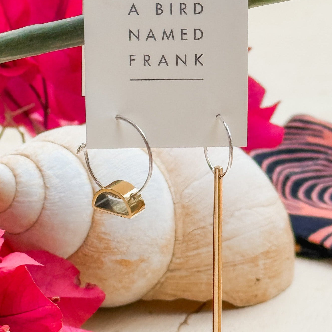 Zawadisha | A Bird Named Frank Falling Light & Setting Sun Earrings