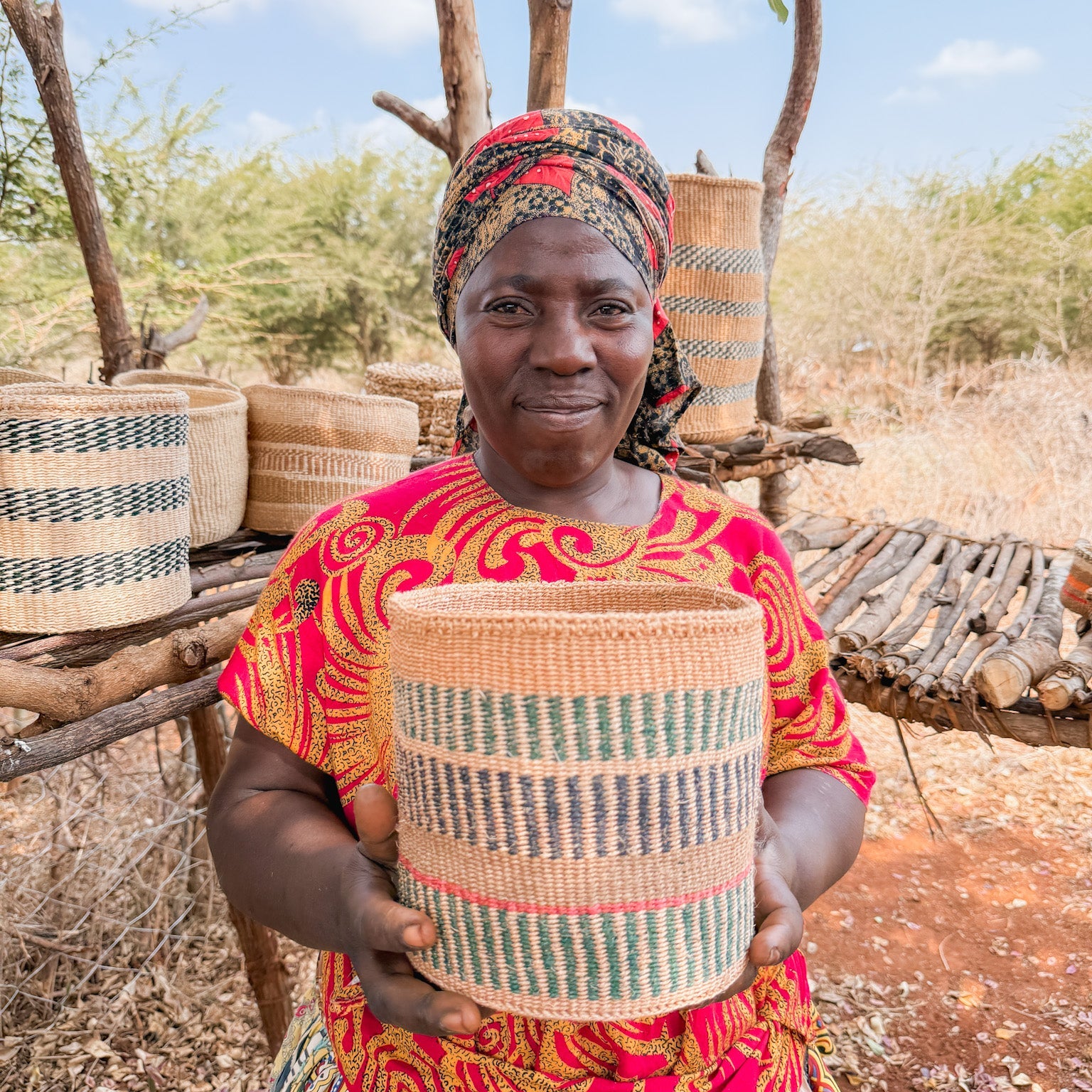 Zawadisha | Sisal Thick Weave Basket Mia na Moja Nne