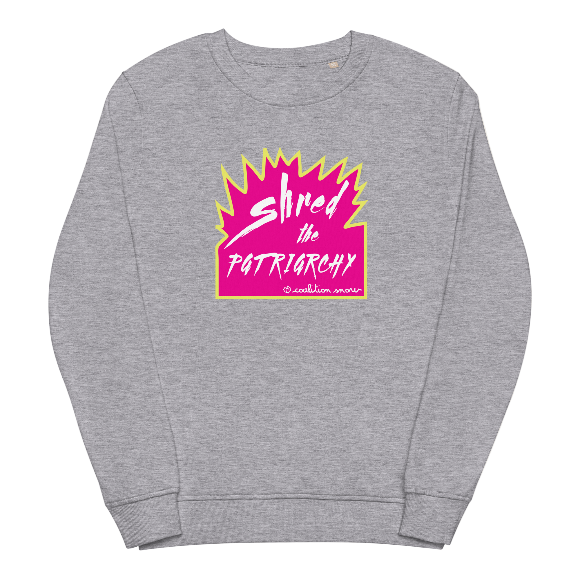 Shred the Patriarchy Crew Neck | Grey Melange