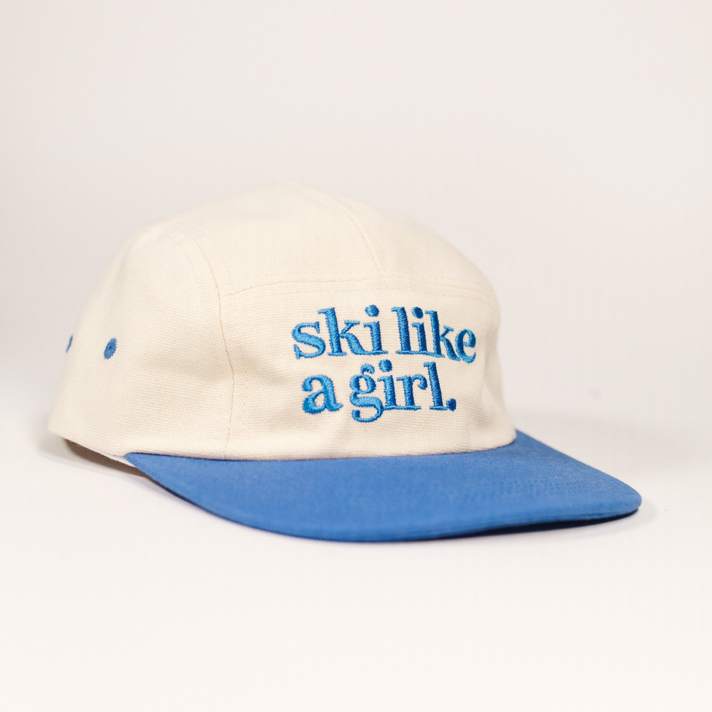 Ski Like a Girl | Royal Embroidered 5 Panel