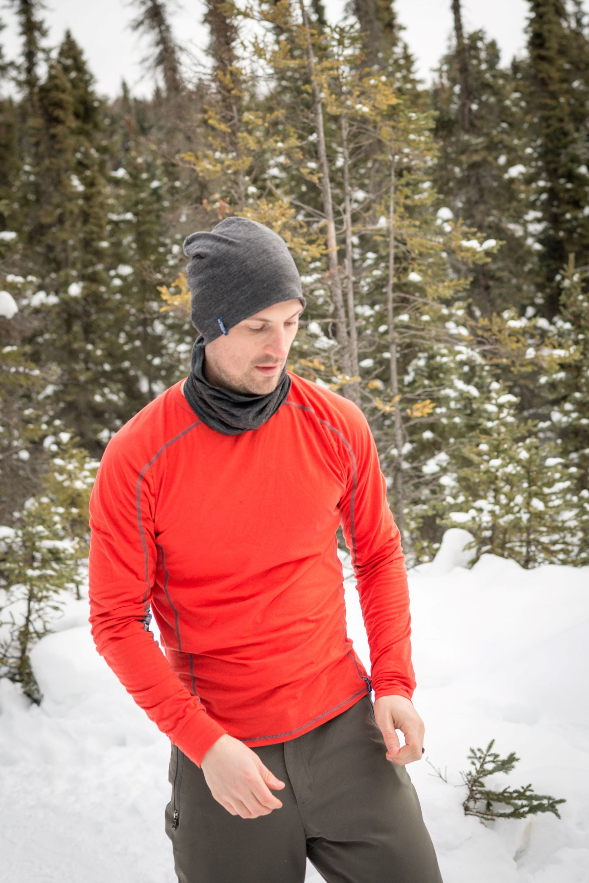 Alpine Fit | Geo Merino Wool Neck Gaiter