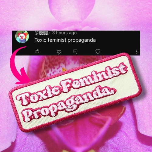 Gnara x Outpatch | "Toxic Feminist Propaganda" Stick-On Patch