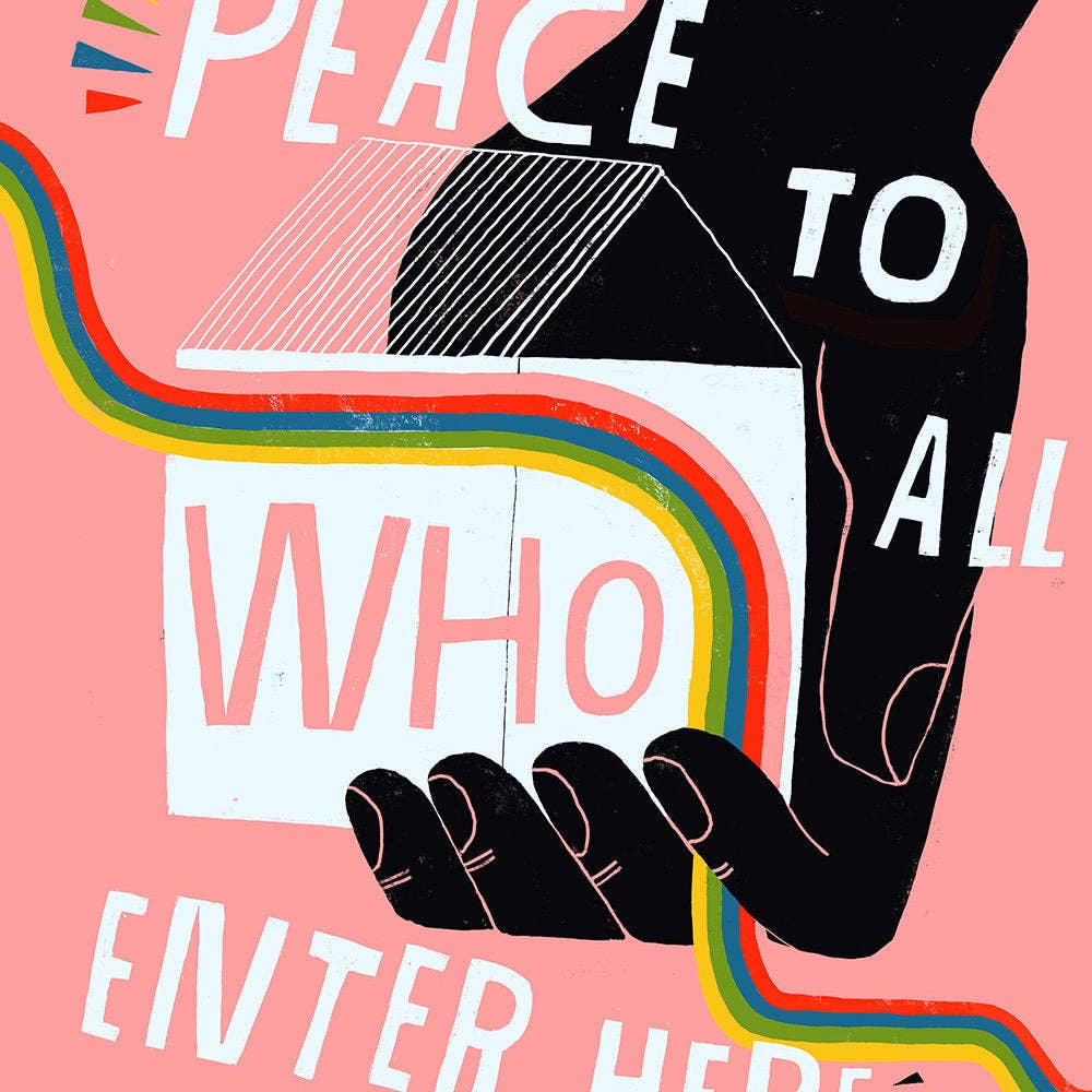 Lisa Congdon Art & Illustration | Peace To All Who Enter Here "