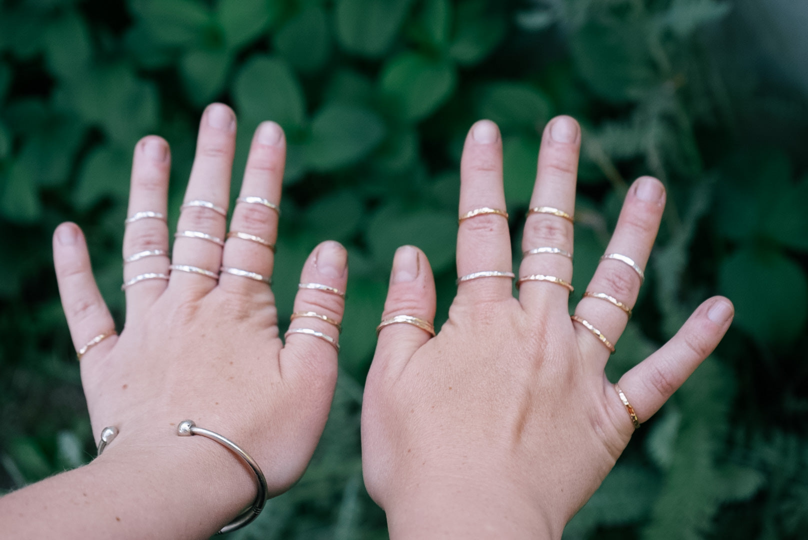 Crooked Trails Silver | Wild Hammered Stackers