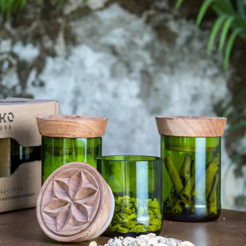 Zawadisha | Large Hiliki Upcycled Glass Jar