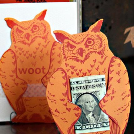Blackbird Letterpress | Woot Owl Gift Card