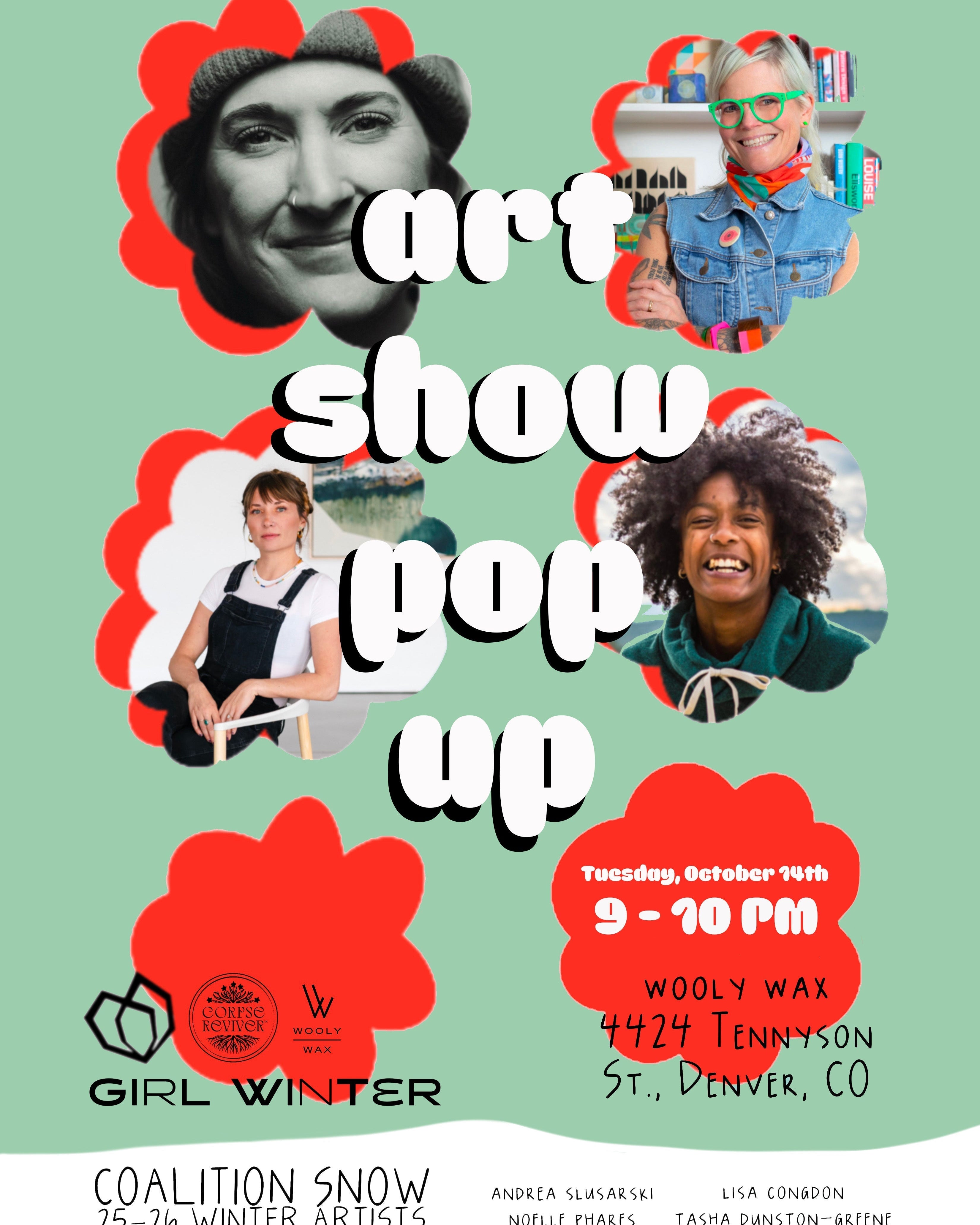 Super Not-So-Secret Art Pop Up
