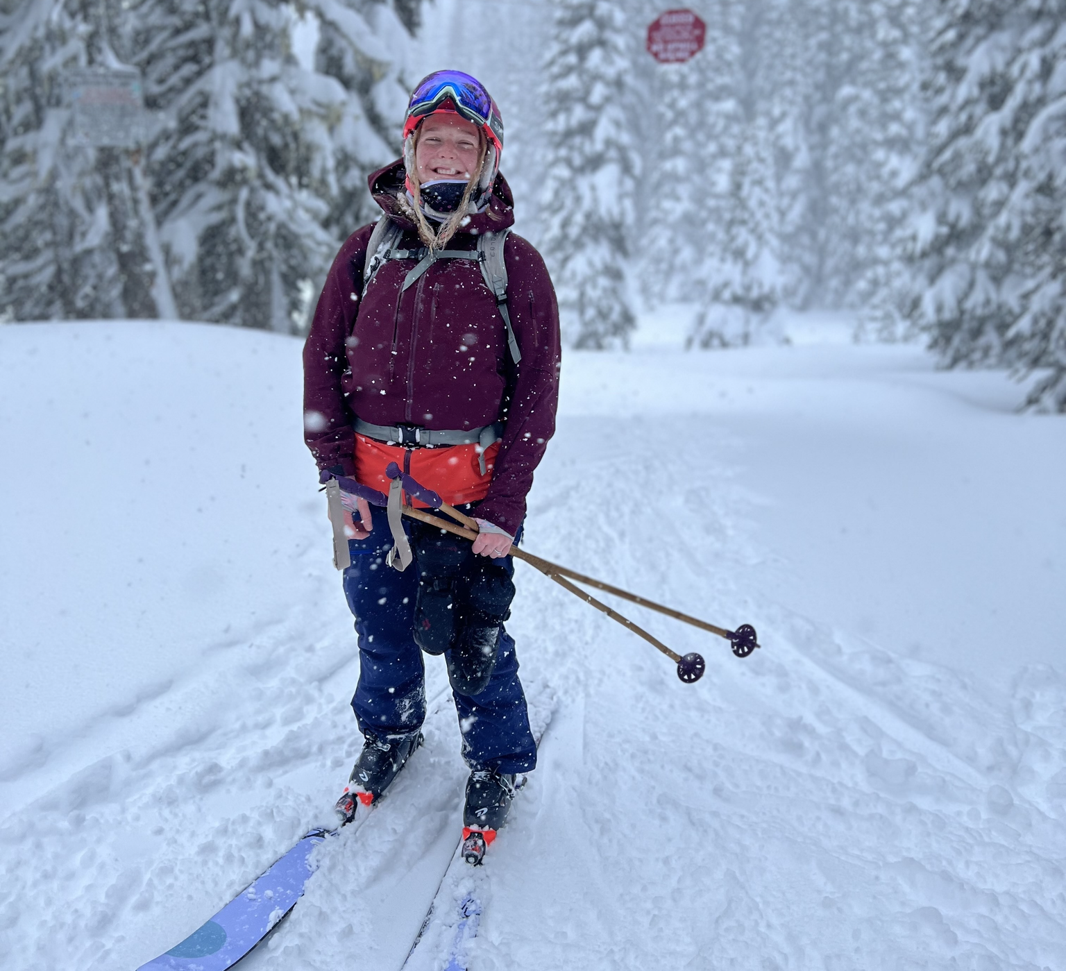 Skiing while pregnant