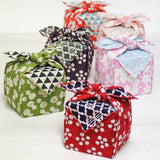 Furoshiki | Fuku Musubi Reversible Plum Blossoms