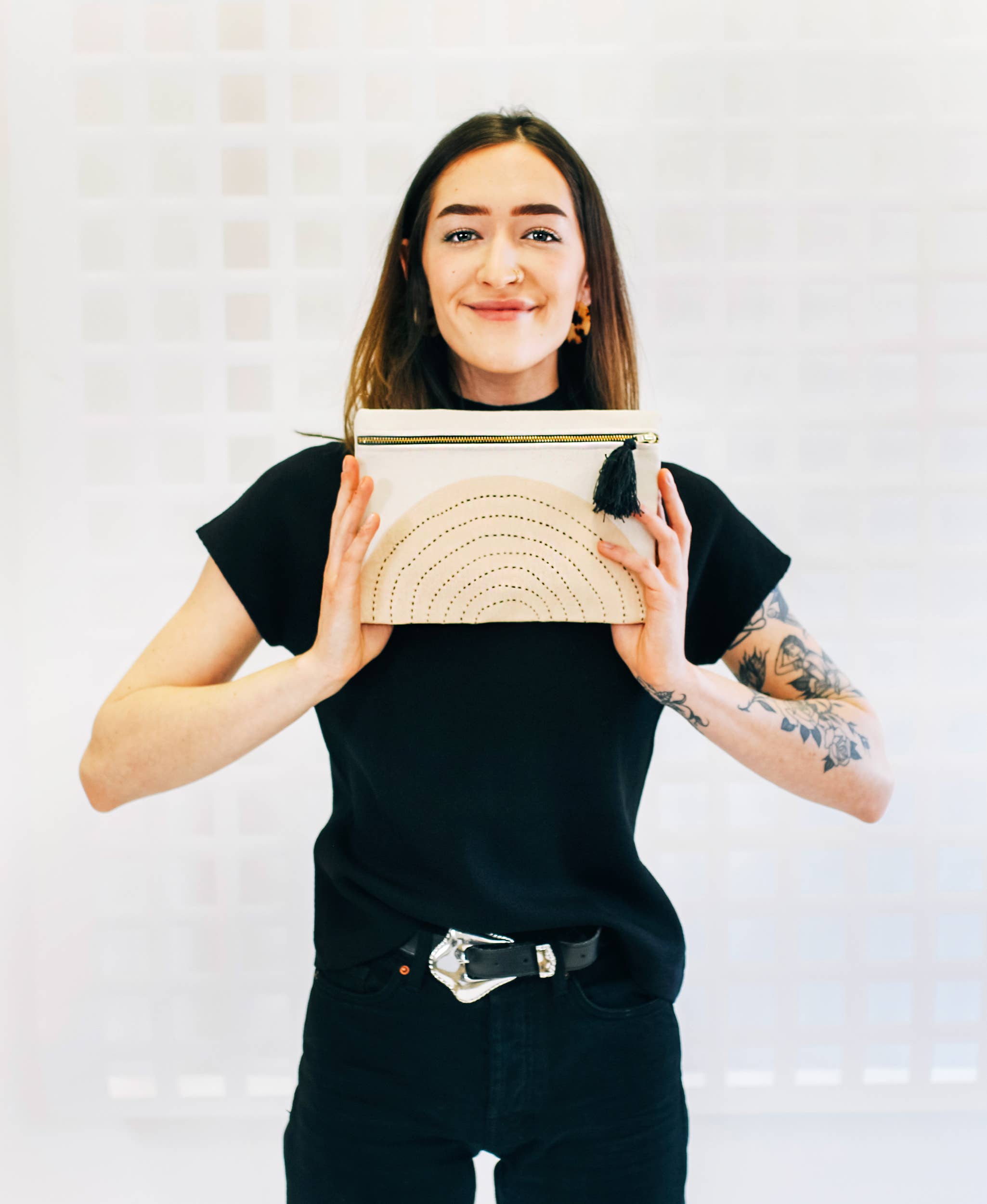 Anchal | Sand Eclipse Pouch