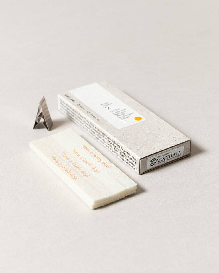 HA KO Washi Paper Incense Strips | Elegant Agarwood