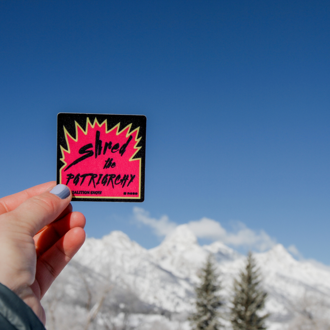 Coalition x NoSo | Shred The Patriarchy Patch