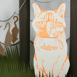 Blackbird Letterpress | Whatever Cat Gift Card