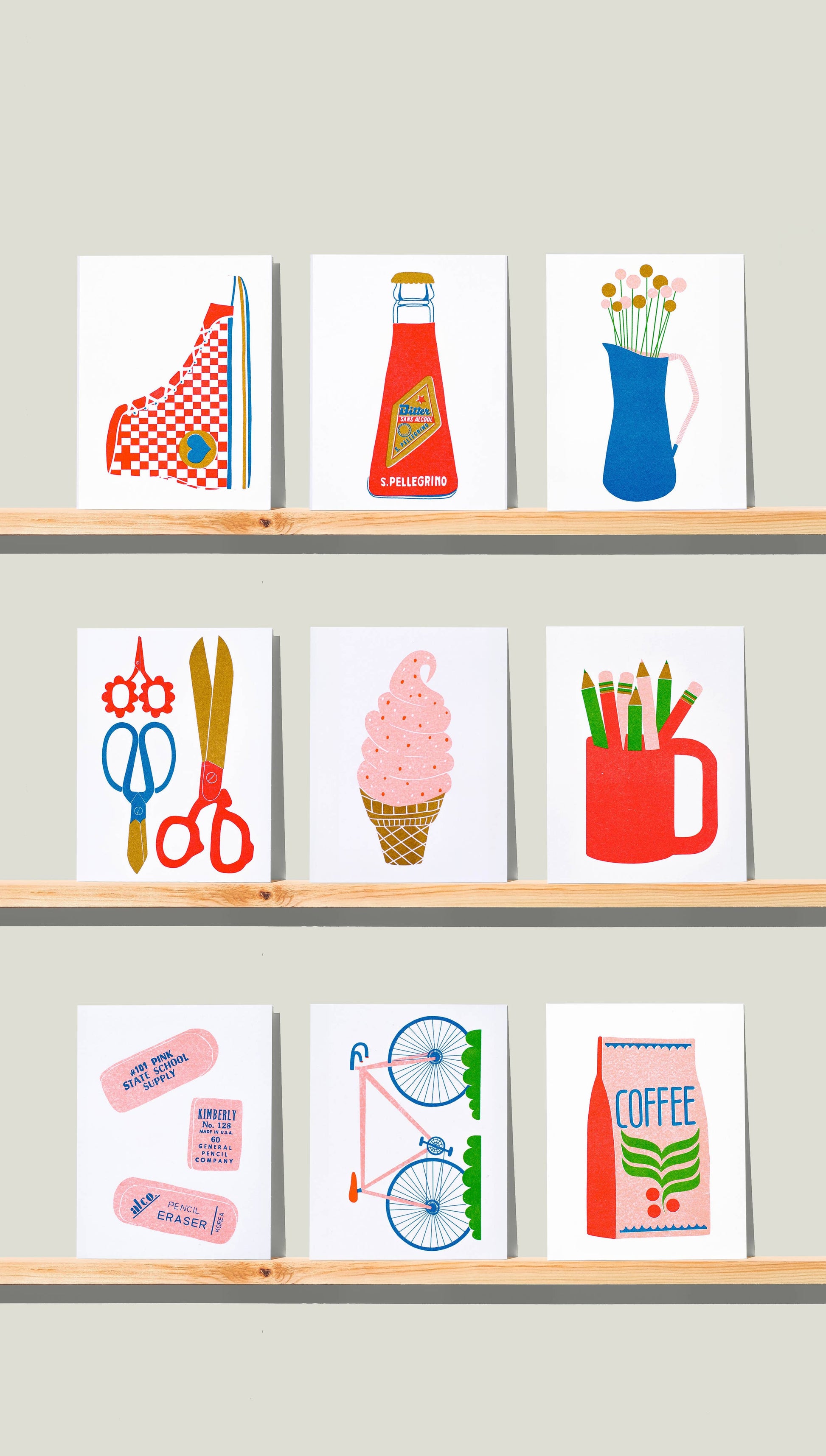 Lisa Congdon Art & Illustration | Bicycle Mini Risograph
