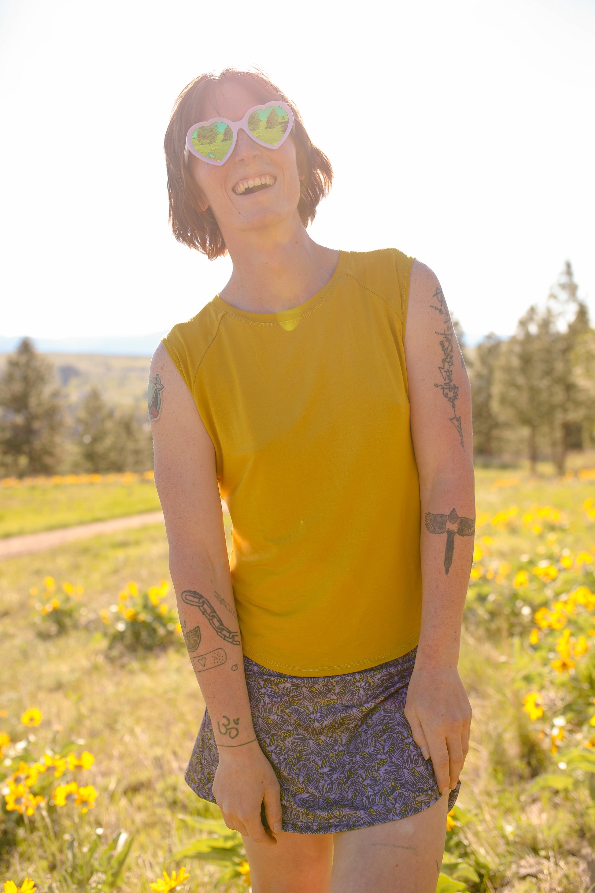 Youer | Get After It Skort Gold Dust Woman