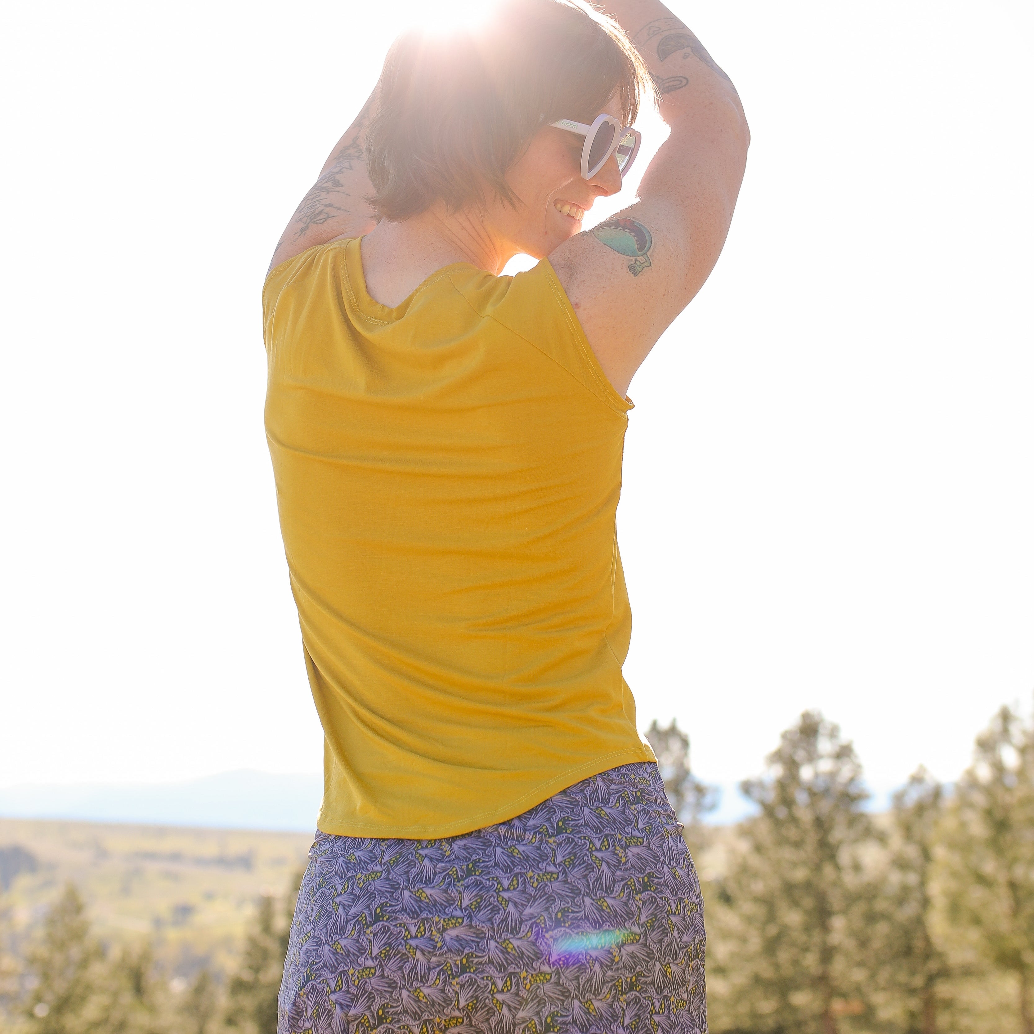 Youer | Get After It Skort Gold Dust Woman