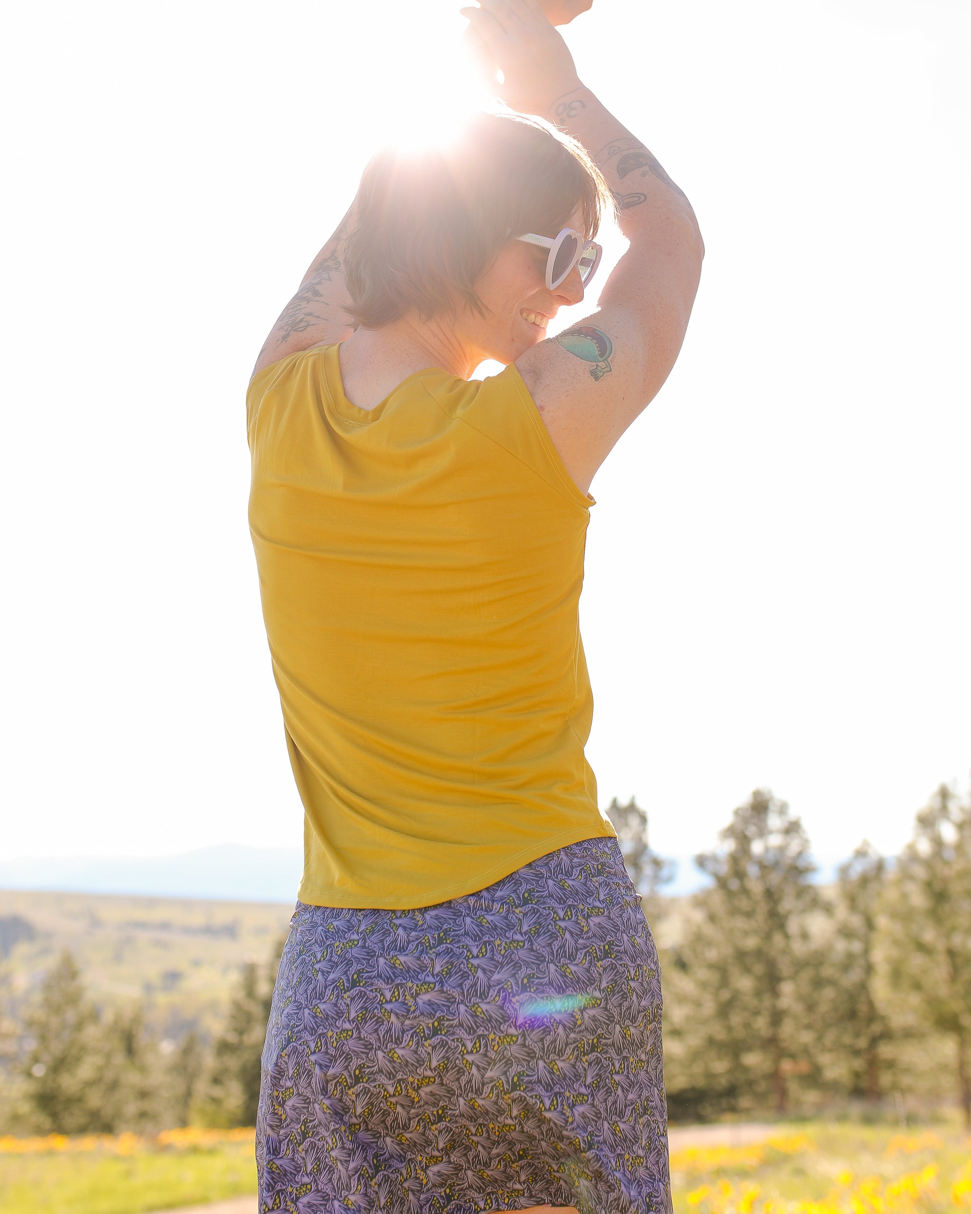 Youer | Get After It Skort Gold Dust Woman