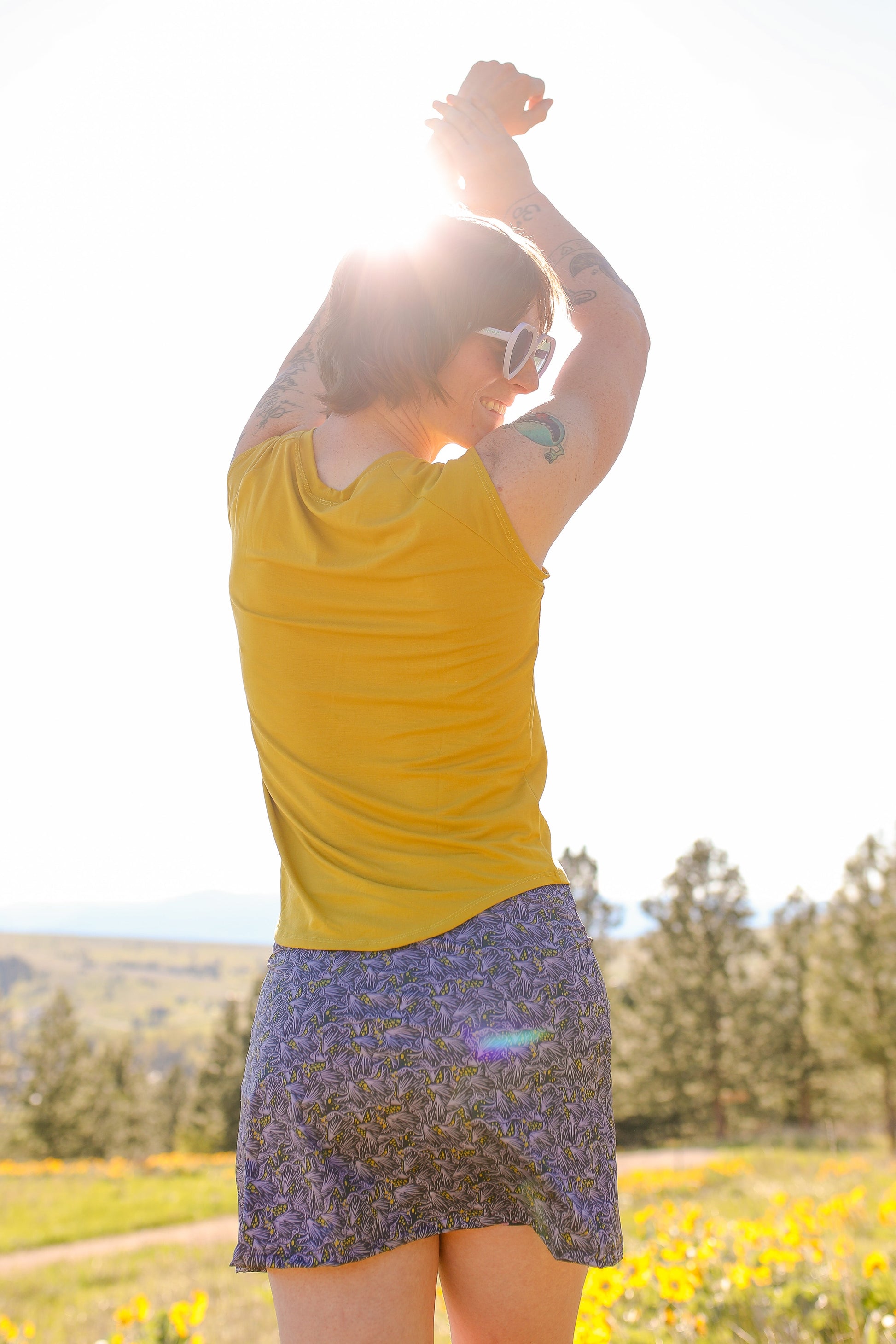 Youer | Get After It Skort Gold Dust Woman