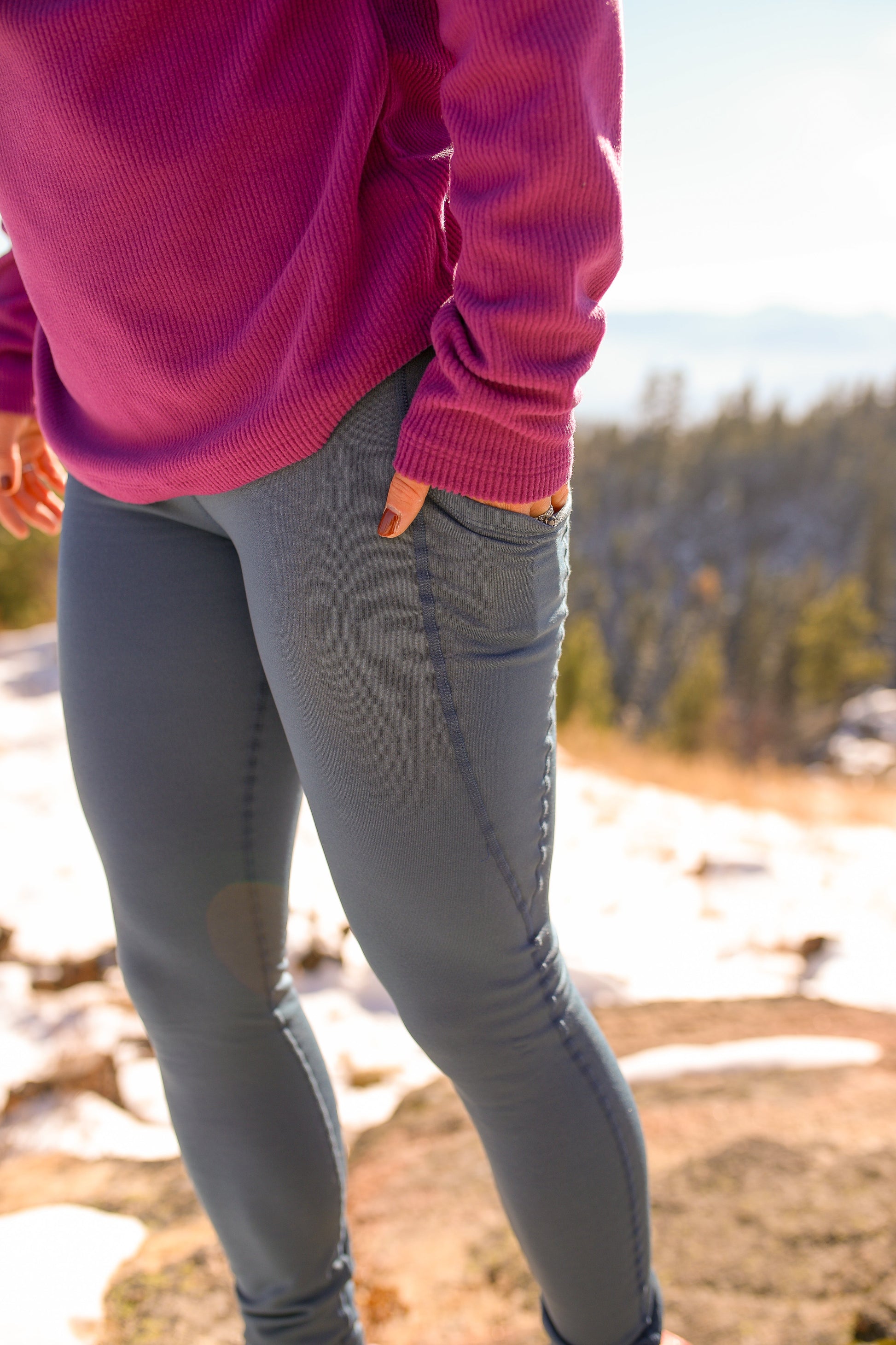 Youer | Go There Fleece Legging Solstice