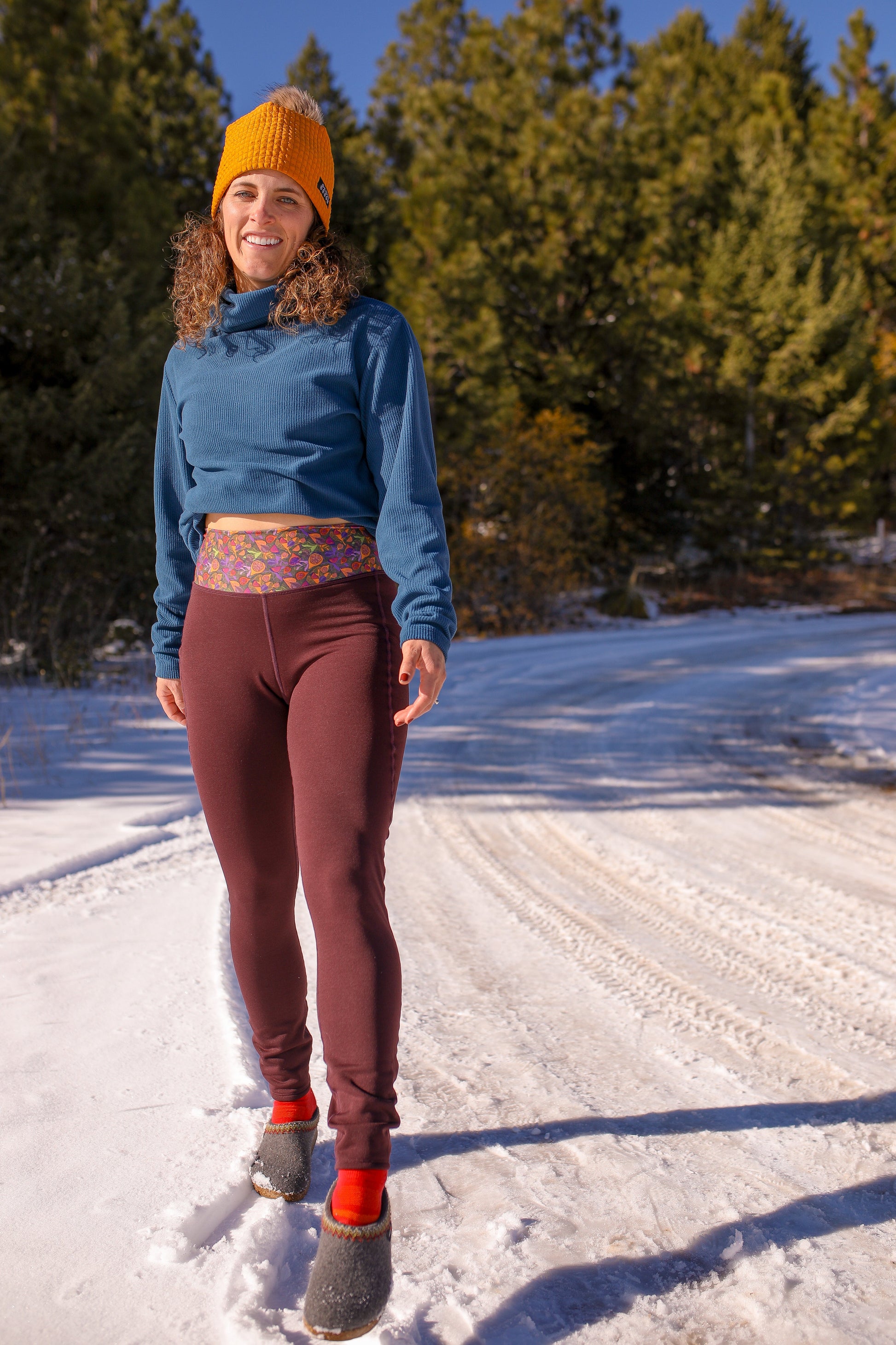 Youer | Go There Fleece Legging Nightshade