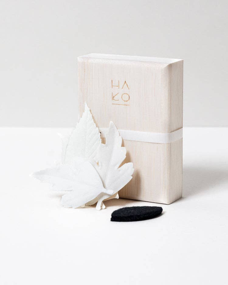 HA KO Paper Incense | Wooden Box Set of 5 With Incense Mat