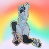 Meadow Darkmoon | Purr Glitter Stickers