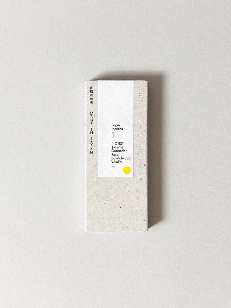 HA KO Washi Paper Incense Strips | Floral Warmth
