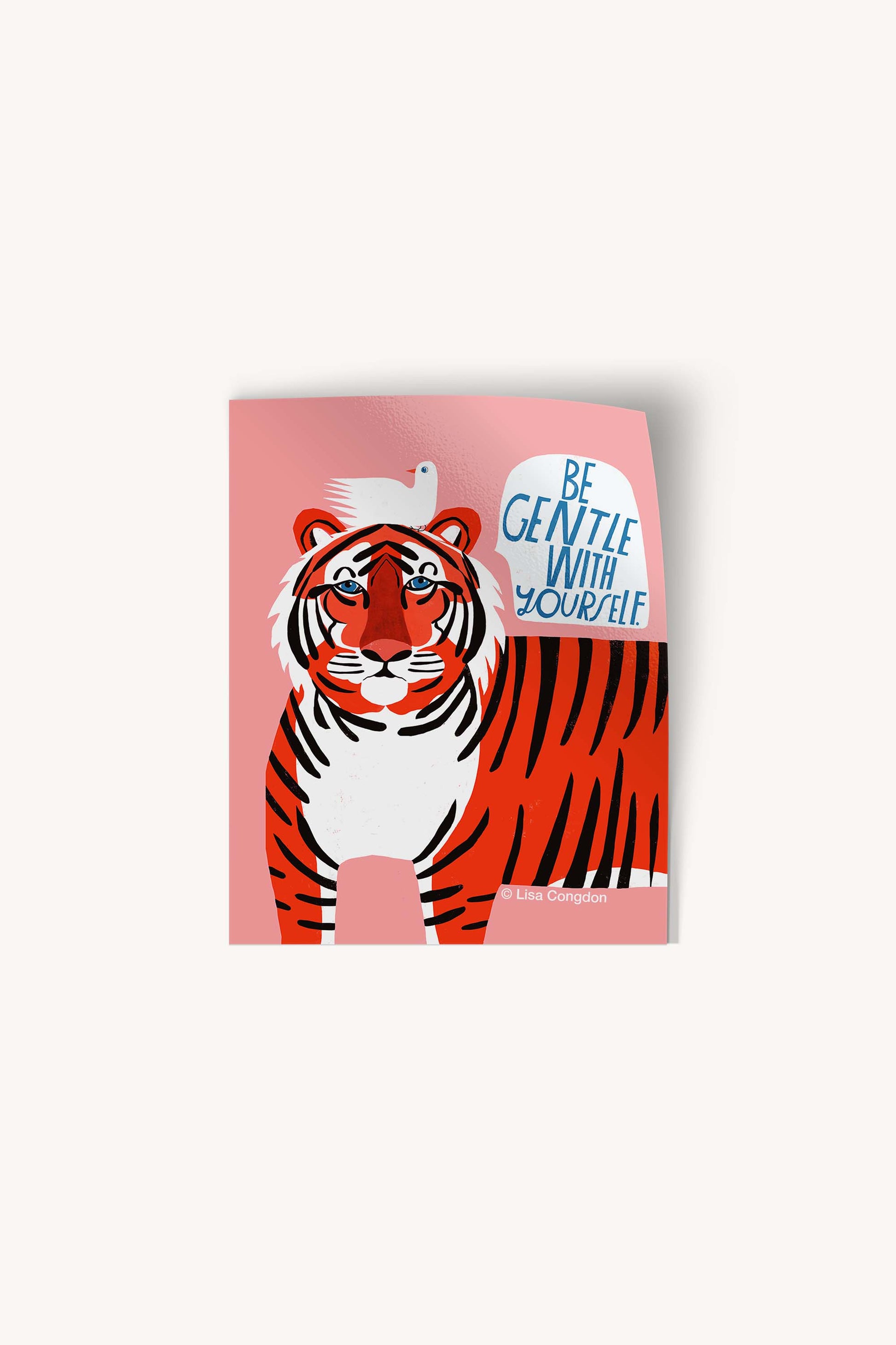 Lisa Congdon Art & Illustration | Be Gentle with Yourself Large Sticker