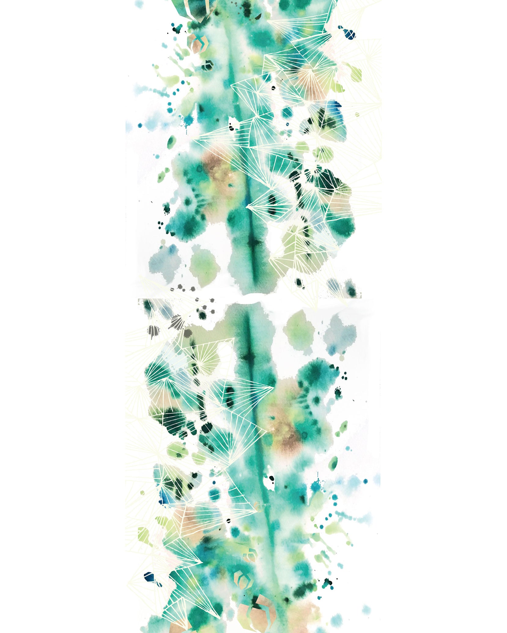 18/19 Brazen Jade Flame Print