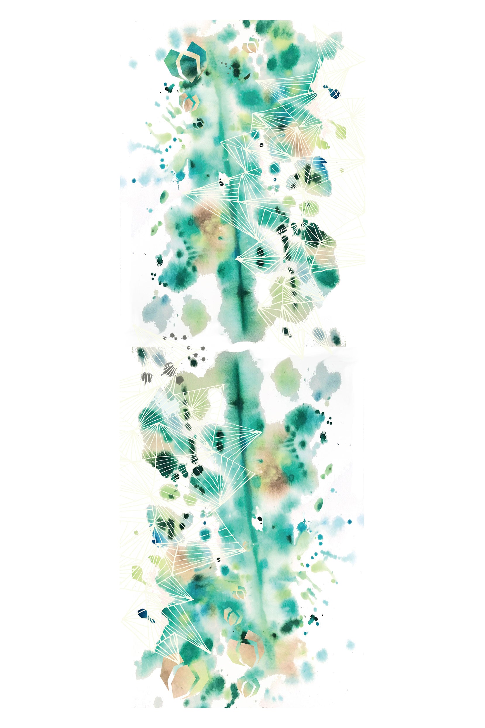 18/19 Brazen Jade Flame Print