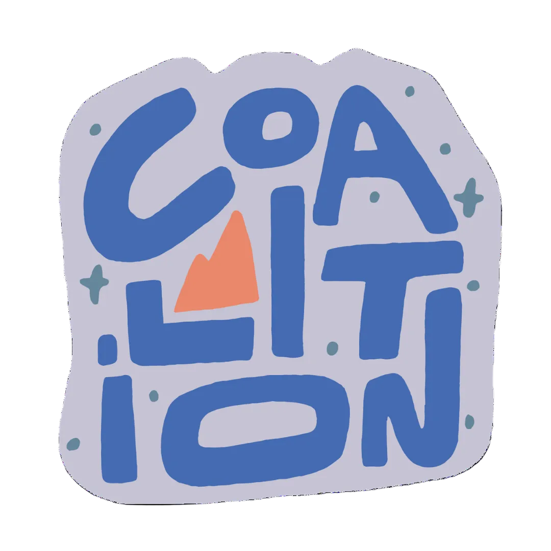 Coalition Logo Sticker | Cornflower