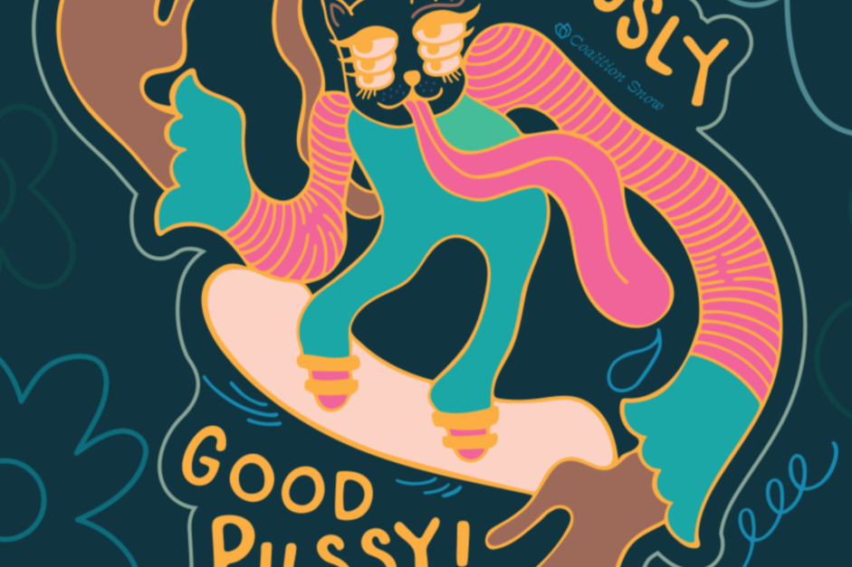 Dangerously Good Pussy Sticker