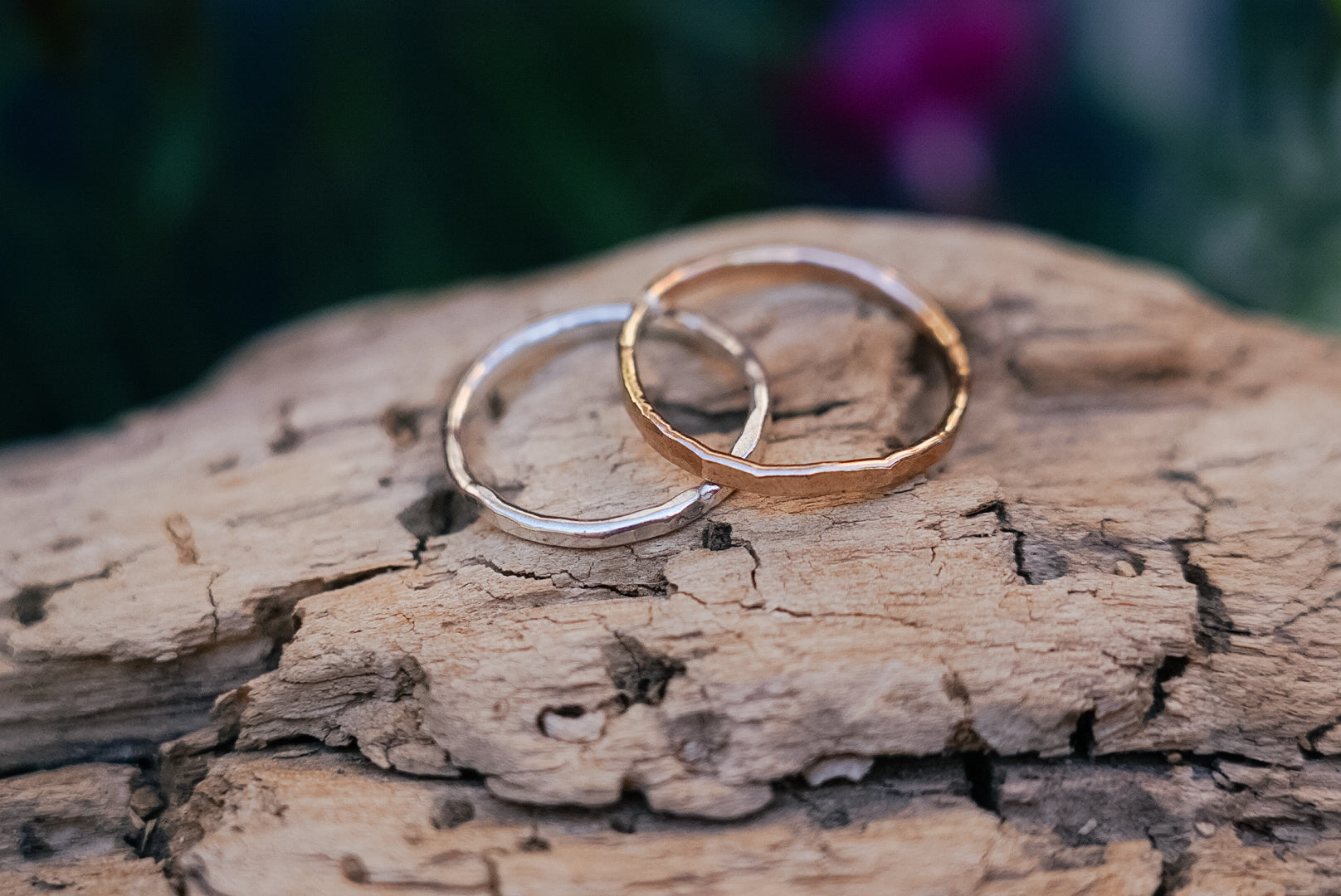 Crooked Trails Silver | Wild Hammered Stackers