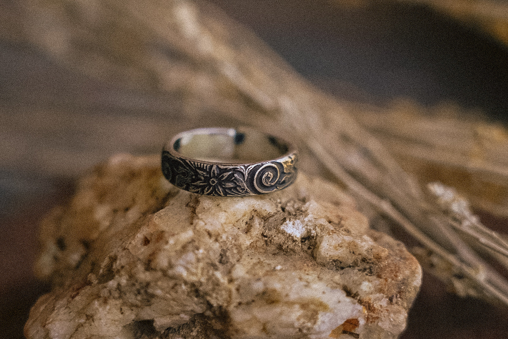 Crooked Trails Silver | Patterned Rings