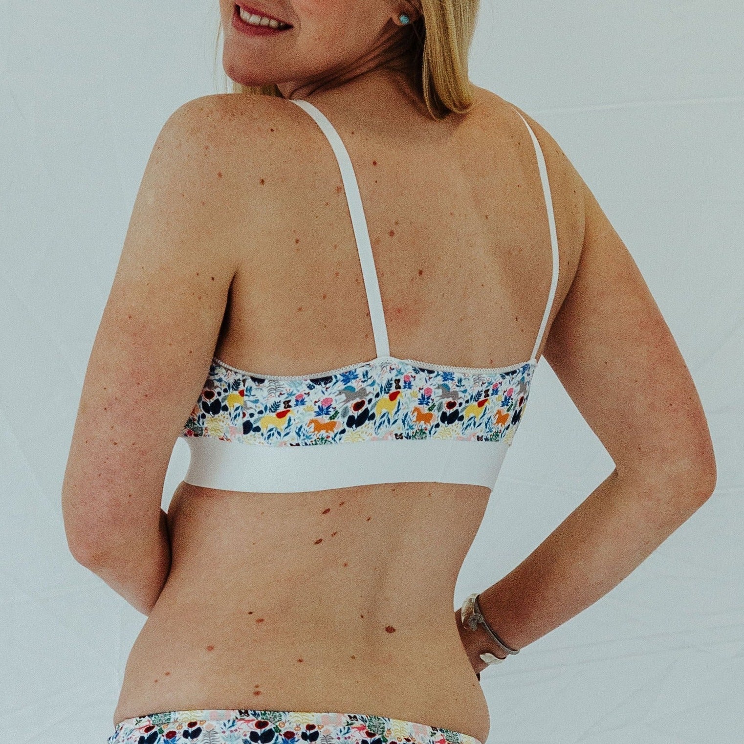 SWOOP | Unicorn Garden Print Bra