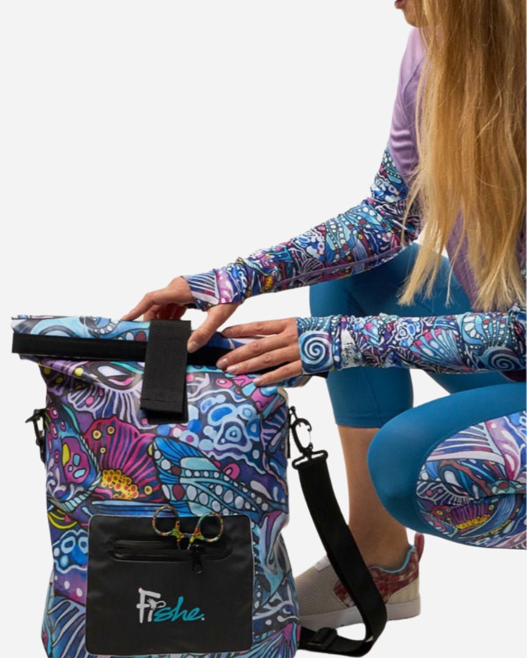 FisheWear | Enchanted Grayling Roll Tote Dry Bag