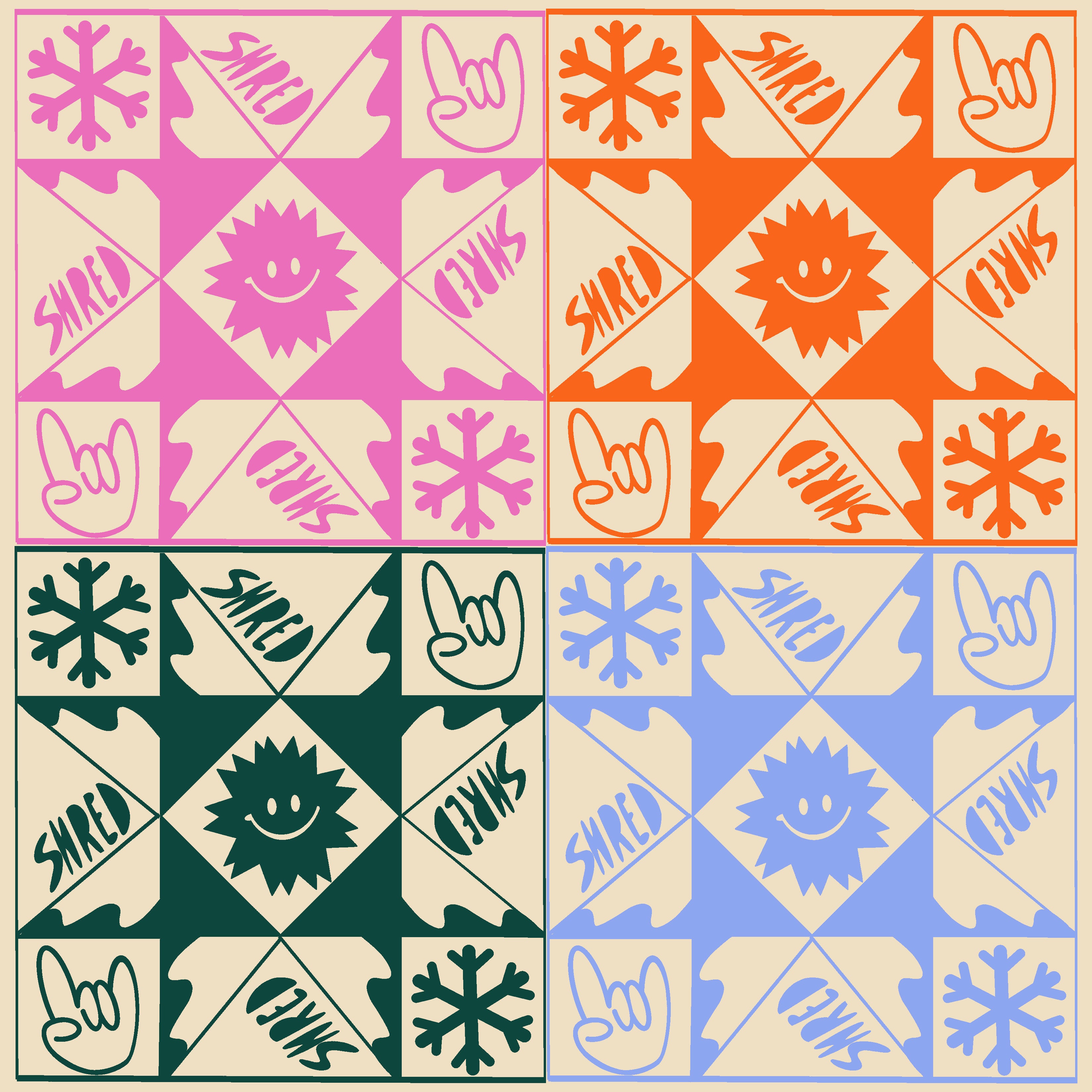 Shred the Patriarchy Quilt Sticker