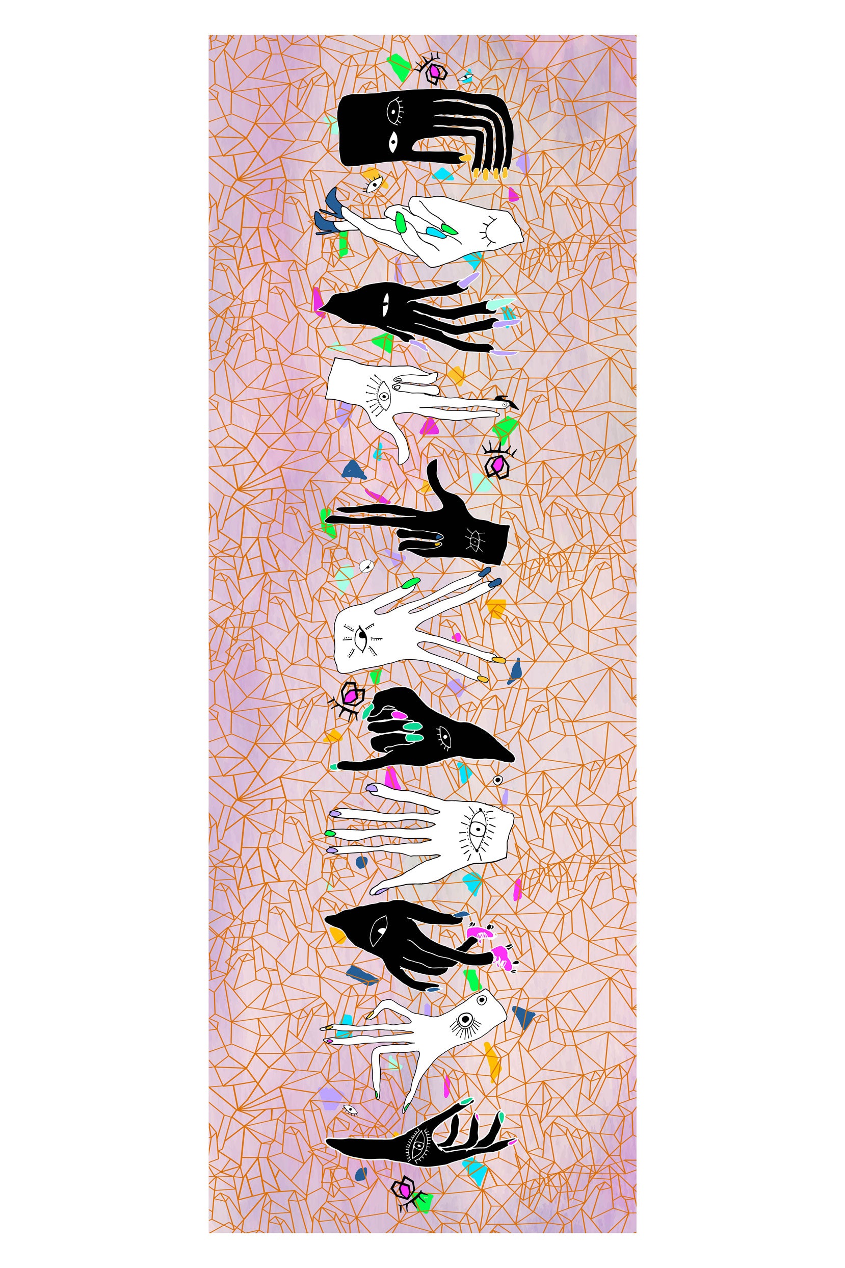 17/18 Golden Stiletto Print