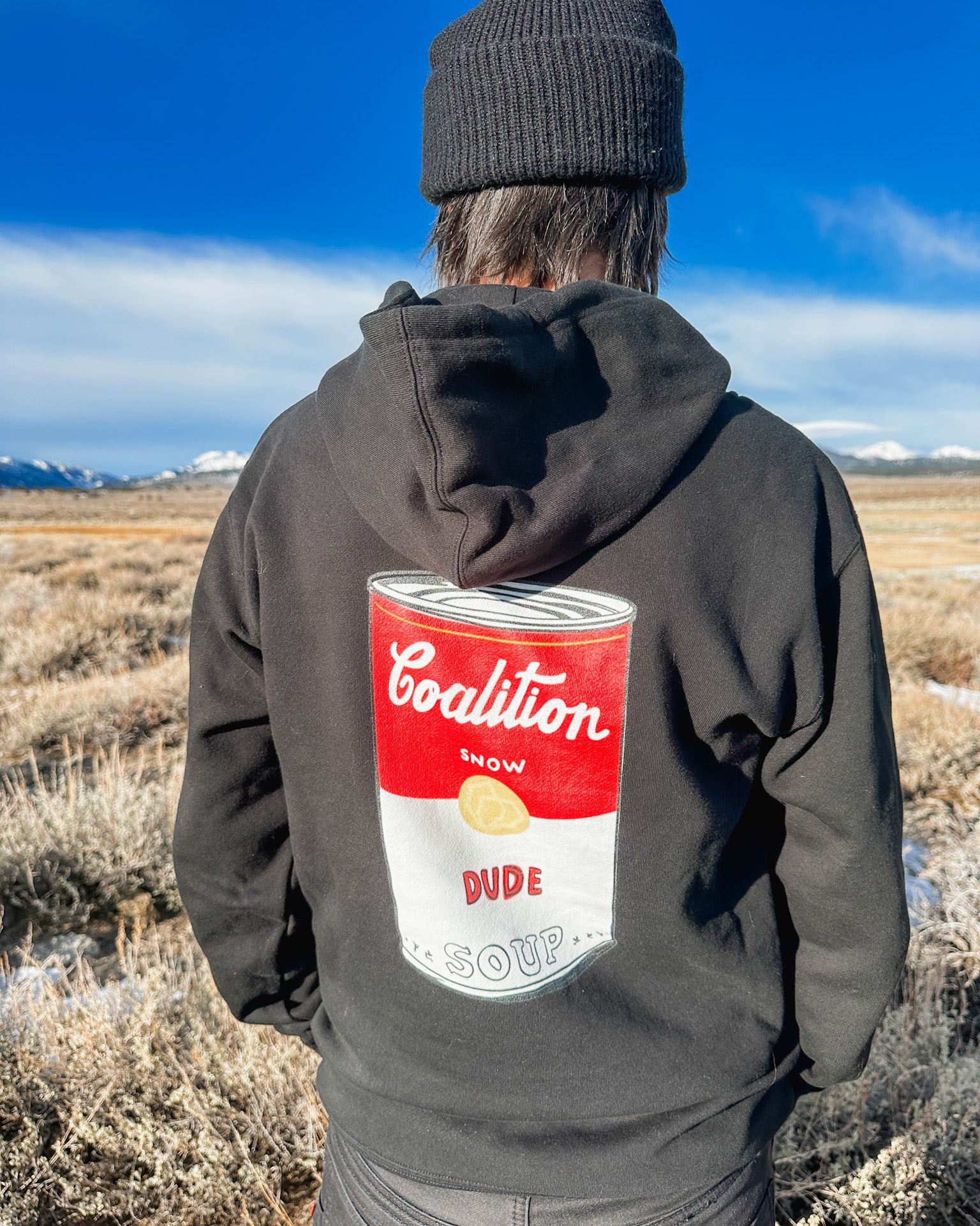 Dude Soup | Red Soup Can Unisex Hoodie