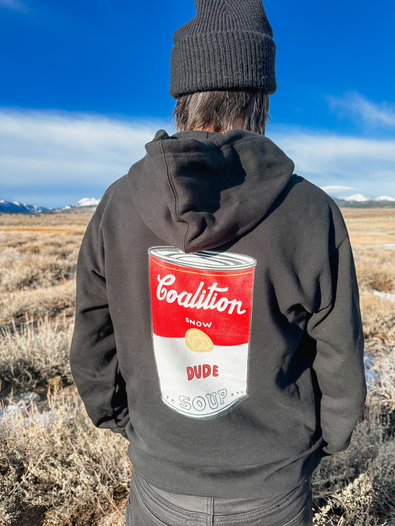 Dude Soup | Red Soup Can Unisex Hoodie