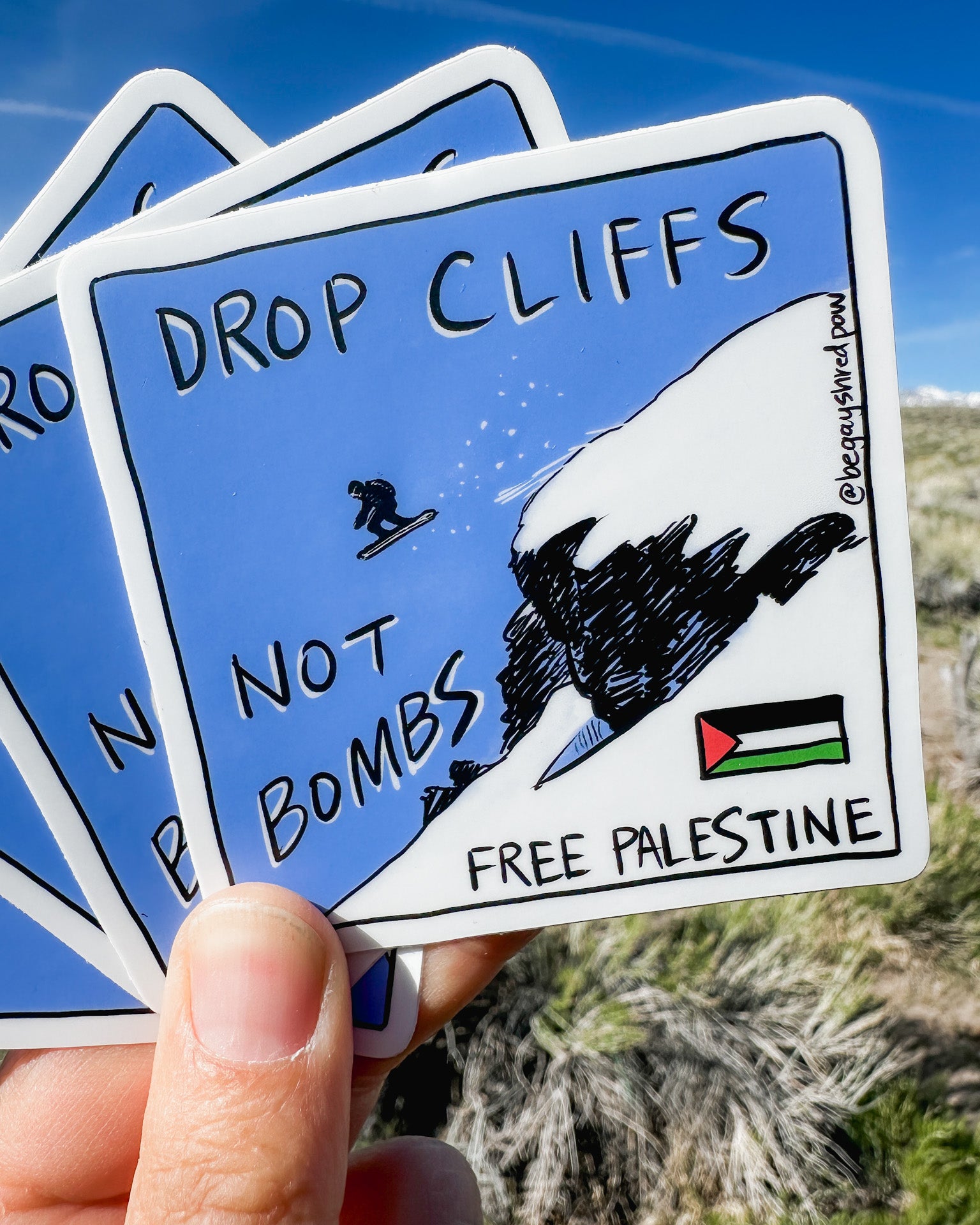 Stickers | Drop Cliffs Not Bombs