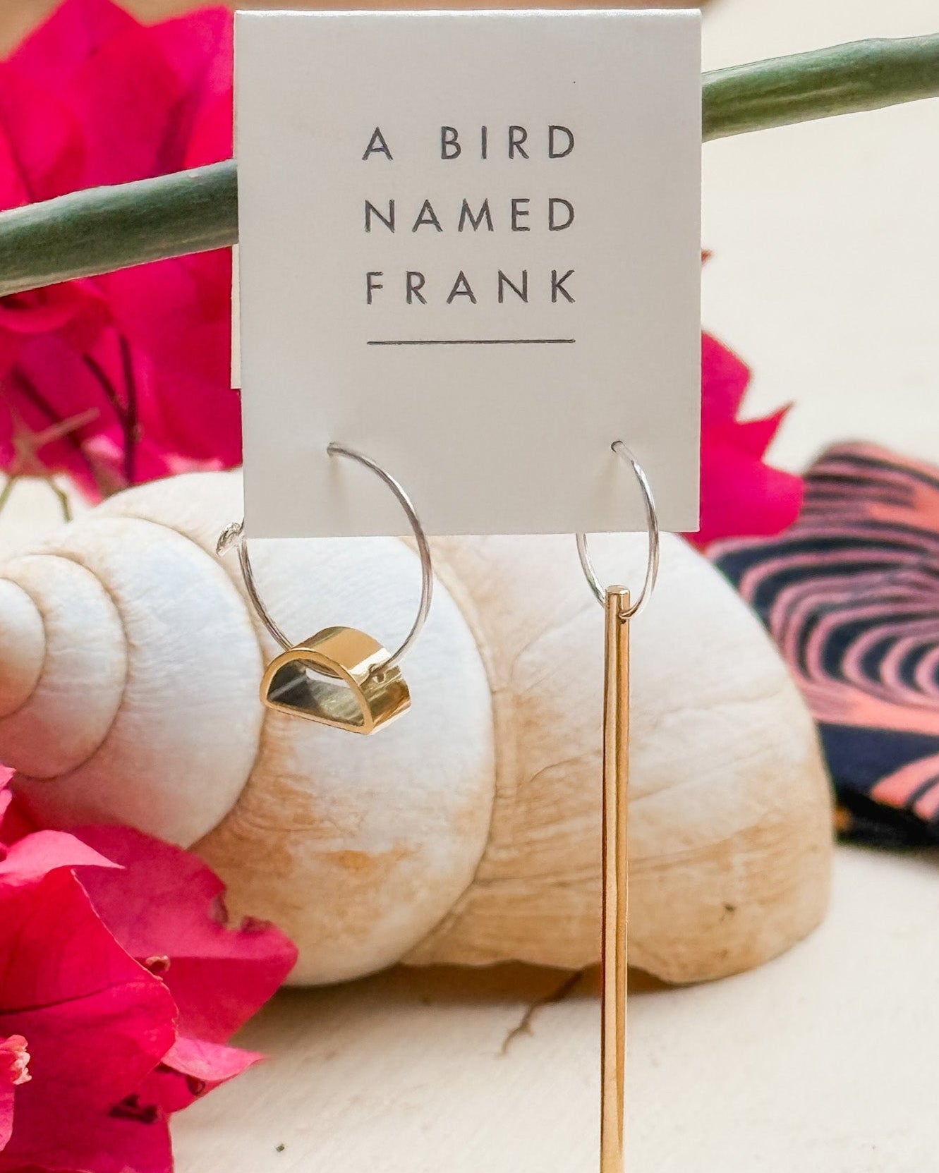 Zawadisha | A Bird Named Frank Falling Light & Setting Sun Earrings