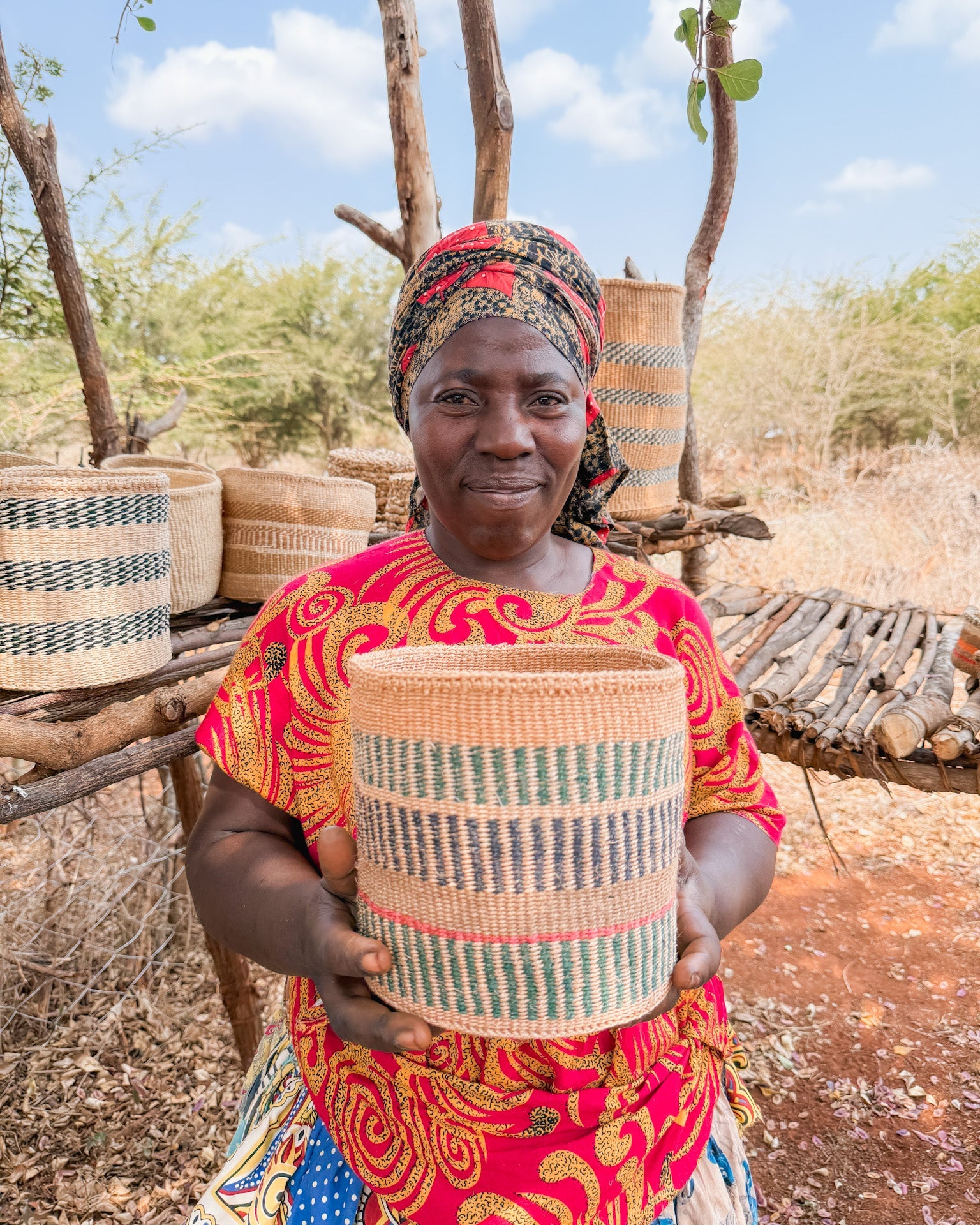 Zawadisha | Sisal Thick Weave Basket Mia na Moja Nne